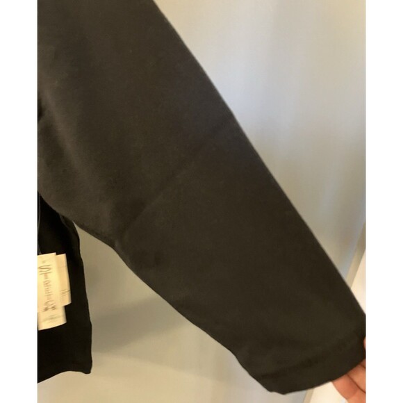 Vintage 1984 St John’s Bay Woman’s Black Ribbed Mock Turtleneck Size XL NWT - Picture 5 of 6